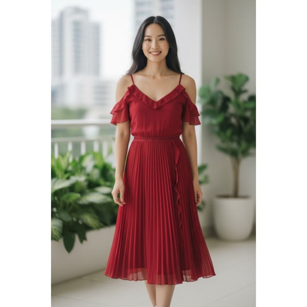 FIRE RED LULUS DRESS SIZE XLARGE NWT - Picture 8 of 8